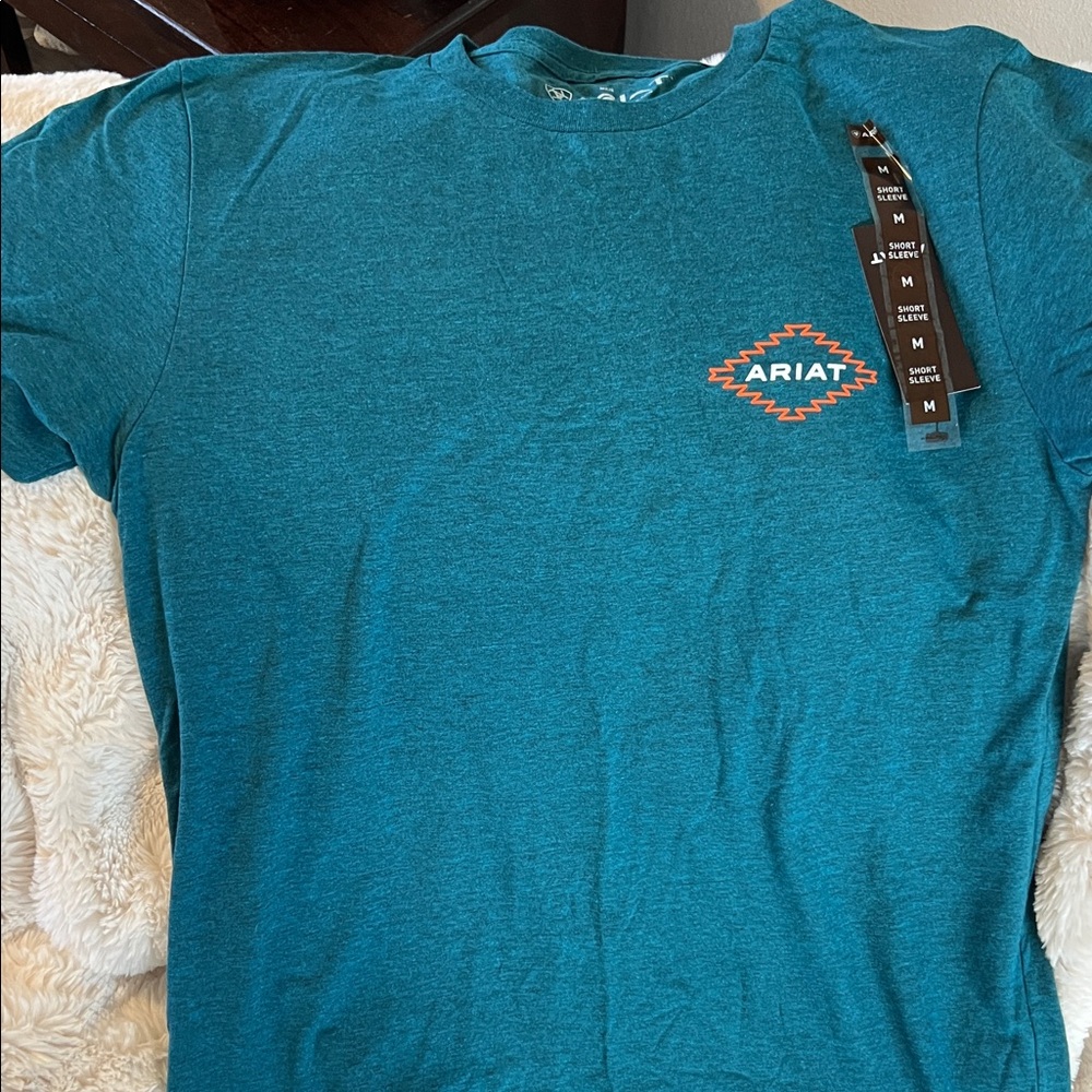 Ariat Men's Turquoise Short Sleeve Tee